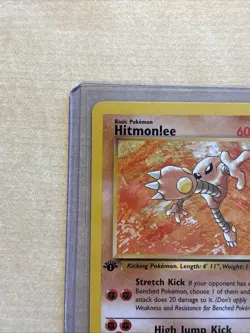 Pokemon TCG Hitmonlee 22/62 Fossil Set Non-Holo Card 1st Edition - Image 4