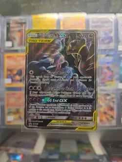 Pokemon TCG Garchomp & Giratina GX SM193 Sun & Moon Promo Card Near Mint - Image 1