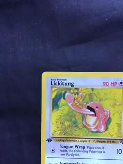 Pokemon Cards: Jungle 1st Edition Uncommon: Lickitung 38/64 - Image 2
