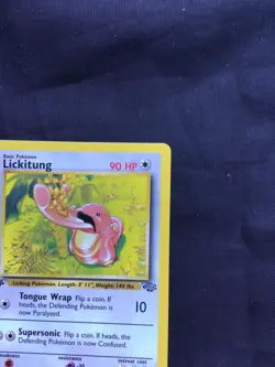 Pokemon Cards: Jungle 1st Edition Uncommon: Lickitung 38/64 - Image 3