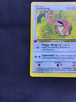 Pokemon Cards: Jungle 1st Edition Uncommon: Lickitung 38/64 - Image 5
