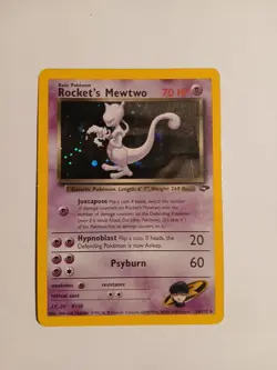 Pokemon TCG 2000 Rockets Mewtwo Gym Challenge Holo Card 14/132 - Image 1