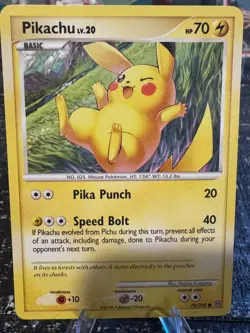 Pokemon TCG Stormfront Pikachu Card 70/100 Non Holo 2008 Lightly Played - Image 1