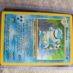 Pokemon TCG Blastoise Holo Rare Card 002/102 HP/Damaged, Base Set - Image 4