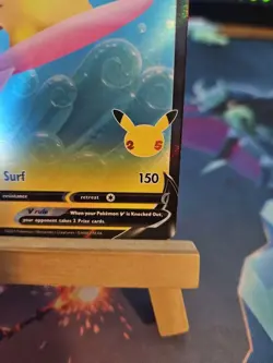 Pokemon TCG Surfing Pikachu v Ultra Rare Holo Card 008/025 Celebrations NM - Image 4