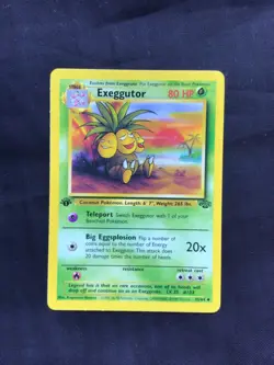 Pokemon Cards: Jungle 1st Edition Uncommon: Exeggutor 35/64 - Image 1