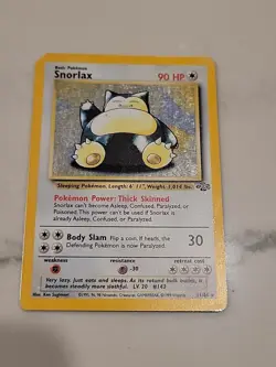 Pokemon TCG Snorlax Holo Rare Card 11/64 Jungle Unlimited. Base Set. Rare - Image 2
