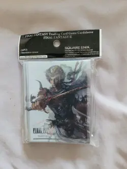 Final Fantasy II Trading Card Game 60 x Official Card Sleeves NEW and Sealed - Image 1