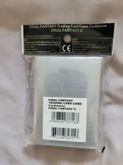 Final Fantasy II Trading Card Game 60 x Official Card Sleeves NEW and Sealed - Image 2