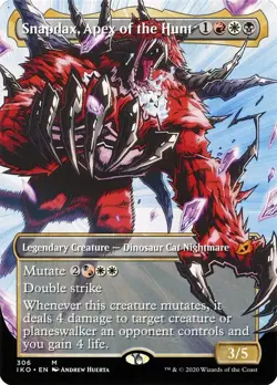Snapdax, Apex of the Hunt (Showcase) Ikoria: Lair of Behemoths NM MTG Non-Foil - Image 1