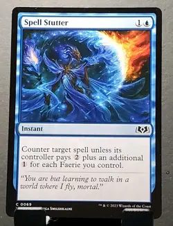 MTG #069 SPELL STUTTER Instant common Wilds of Eldraine⚔NM/MT - Image 1