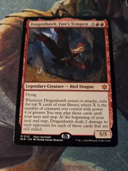 MTG Dragonhawk, Fate's Tempest Normal Bloomburrow # 132 NM - Image 2