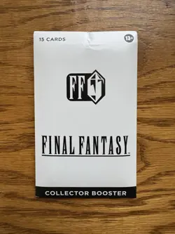 Magic: The Gathering - Final Fantasy *Collector* Booster Pack! Sealed, In Hand! - Image 1