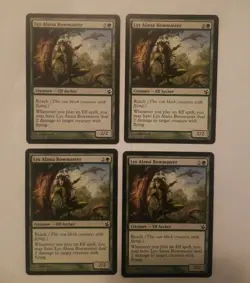 Lys Alana Bowmaster x4 MTG Magic the Gathering playset - Image 1