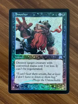 Magic The Gathering Onslaught FOIL - Smother - Uncommon - Image 1