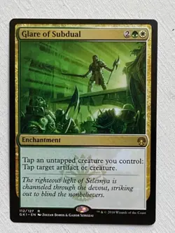 Glare of Subdual 112/127 Rare Ravnica 2018 MTG Magic The Gathering - Image 1