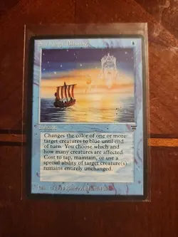 Magic the Gathering ~ MTG ~ Sea Kings' Blessing ~ LEGENDS ~ LP - Image 1