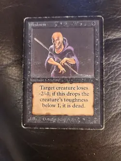 Magic The Gathering: Beta Weakness MTG Beta MP - Image 1