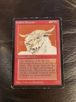 Magic the Gathering: Beta Hurloon Minotaur MTG Beta MP - Image 1