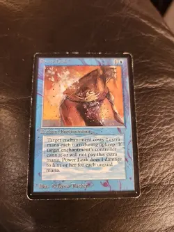 Magic the Gathering Beta Power Leak MTG MP - Image 1