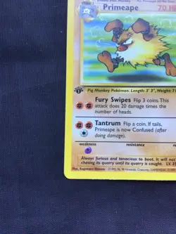 Pokemon Cards: Jungle 1st Edition Uncommon: Primeape 43/64 - Image 5