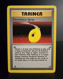 Pokemon TCG - DEVOLUTION SPRAY - 72/102 - RARE - UNLIMITED - BASE SET 1999 - LP - Image 1