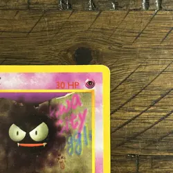 Pokemon TCG Gastly 50/102 1st Edition Base Set Shadowless - Image 4