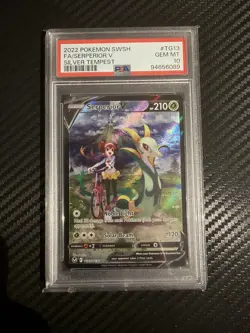 Serperior V Pokemon TCG Silver Tempest TG13/TG30 Ultra Rare PSA 10 GEM MINT - Image 1