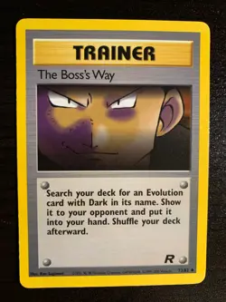 The Boss's Way Team Rocket 73/82 Uncommon Pokemon TCG 2000 Lightly Played - Image 3