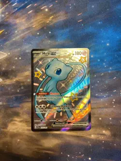 Pokemon TCG Mew EX Paldean Fates 216/091 Shiny Ultra Rare Full Art Near Mint - Image 1