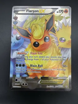 Flareon EX Full Art RC28-32 Pokemon Generations: Radiant Collection Holo 2016 - Image 3