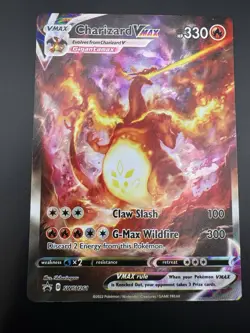 Charizard VMAX SWSH261 Full Art Ultra Rare Pokemon Black Star Promo Near Mint - Image 3