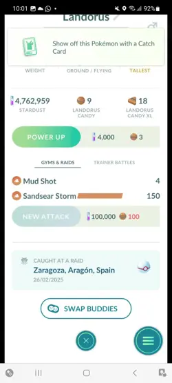 Pokemon Go Legendary Landorus ( Normal ) ( Background) - Image 2