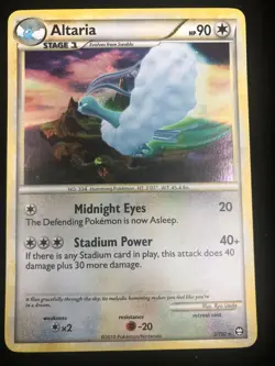 Altaria Pokemon TCG HS Triumphant 2/102 Holo Rare NM - Image 1