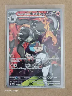 Team Rocket's Houndoom 191/182 Pokemon Destined Rivals Illustration Rare - Image 3