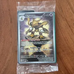 SEALED Pokemon TCG Alakazam Mega Evolution Black Star Promo MEP 009 NM - Image 1