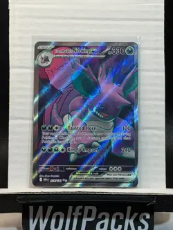 Pokemon TCG Destined Rivals - Team Rocket’s Nidoking ex 216/182 Ultra Rare Holo - Image 1