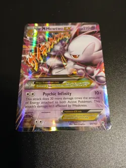 Pokemon XY 2015 Breakthrough M Mewtwo EX Mega Y #139 Ultra Rare NM - Image 1