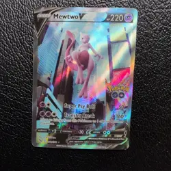 Mewtwo V 72/78 Alternate Full Art Pokemon TCG Pokemon Go 072/078 NM - Image 1