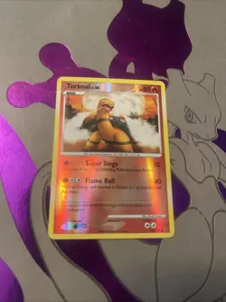 Torkoal Platinum Reverse Holo Pokemon TCG 100/127 Light Play LP - Image 1