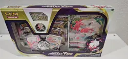 POKEMON TCG HISUIAN ZOROARK VSTAR PREMIUM COLLECTION 6 BOOSTERS- evolving skies - Image 1