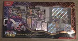 Pokemon TCG PALDEAN FATES Great Tusk Iron & Treads Ex Premium Collection NEW - Image 1