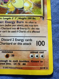 Pokemon Legendary Collection Charizard Holo WOTC - Image 4