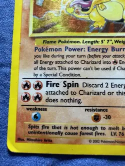 Pokemon Legendary Collection Charizard Holo WOTC - Image 5