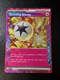 Enriching Energy 191/191 Pokemon S&V Surging Sparks Ace Spec Rare PACK FRESH NM* - Image 1