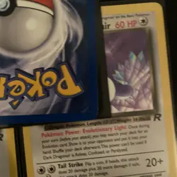 2000 Pokemon Team Rocket Dark Dragonite Holo 5/82 Evo Set - Image 4