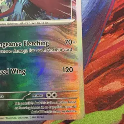 Pokemon Roaring Moon 065/131 Master Ball Prismatic Evolutions Rare Holo HP140 - Image 4
