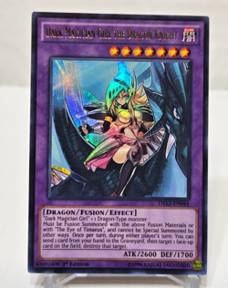 Dark Magician Girl the Dragon Knight DRL3-EN044 Ultra Rare 1st Ed Yugioh 7982 - Image 1