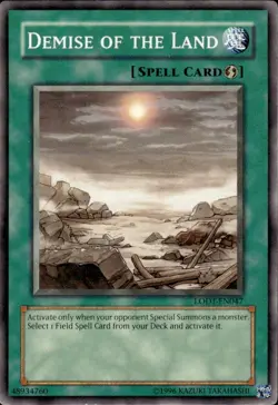 Yu-Gi-Oh! Demise of the Land LODT-EN047 - Image 1