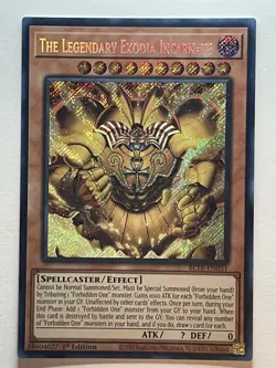 The Legendary Exodia Incarnate Secret Rare BLTR-051 1st Edition Gem Mint 💎 - Image 1